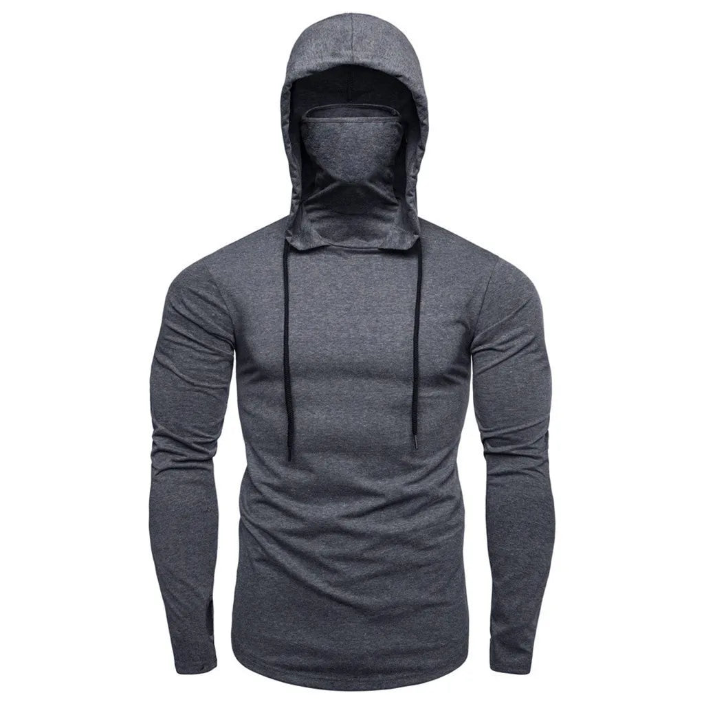 Men's Gym Thin Hoodie Sports Cycling Male T Shirt Pullover Hoodies Tops